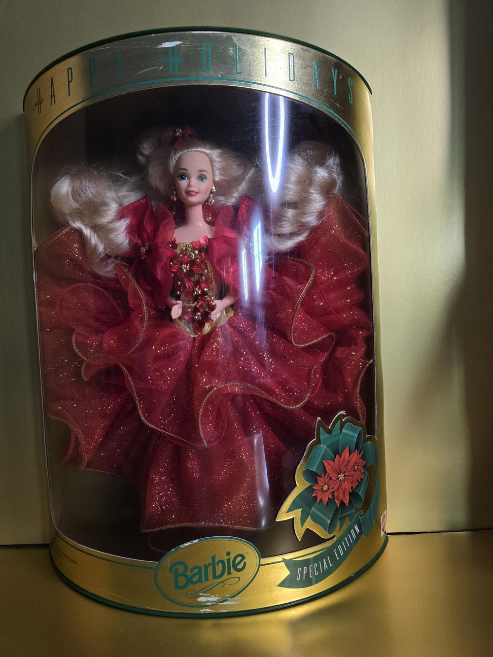 Barbie Red Glitter Holiday Gown Special Edition